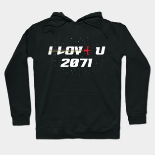 I love u 2071-anime cowboy mashup Hoodie